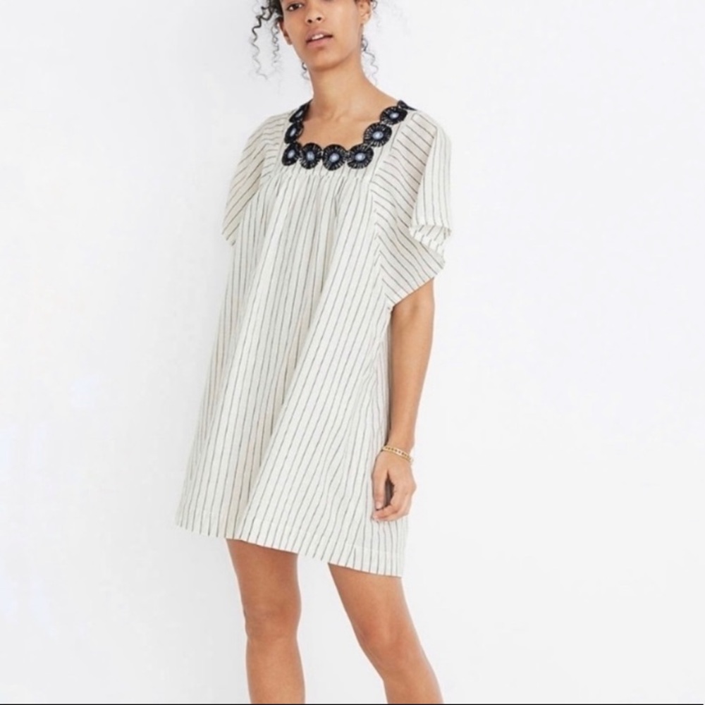 Madewell Embroidered Dress XS